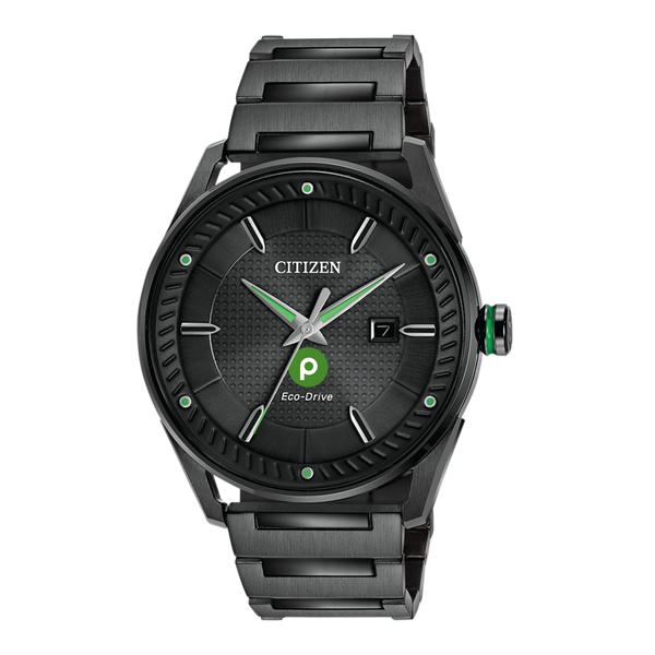 Men's Citizen Black & Green Dial Eco-Drive Watch – Publix Company