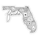 State Of Florida Publix Illustrated Sticker