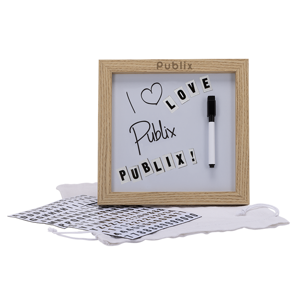 【現品限り】Savings ACCOUNT REGISTER 白　ボード付 Magnetic Letter White Board with Wood Frame – Publix Company Store