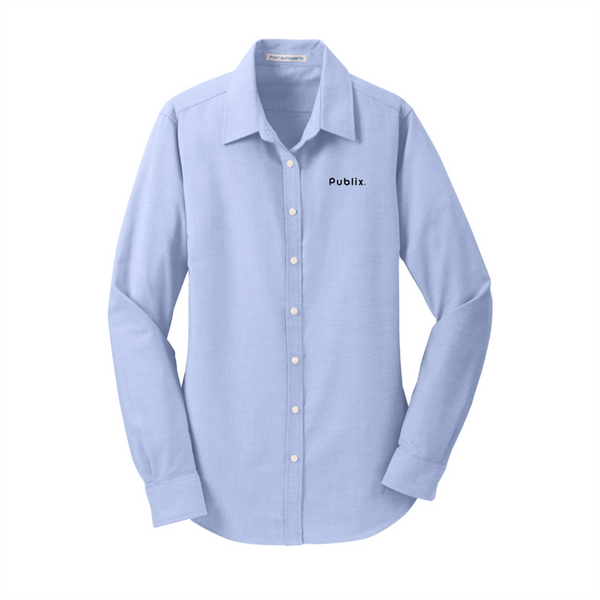 ボーリングシャツ　PORT AUTHORITY ポートオーソリティ　ペプシ Port Authority® SuperPro™ Oxford Ladies' Shirt – Publix Company