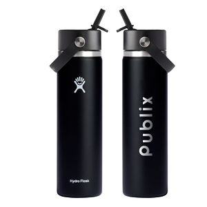 Hydro Flask® Wide Mouth With Flex Straw Cap 24oz - Two Color Options