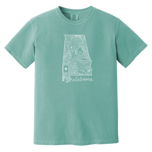 Comfort Colors Adult Heavyweight T-Shirt - Alabama