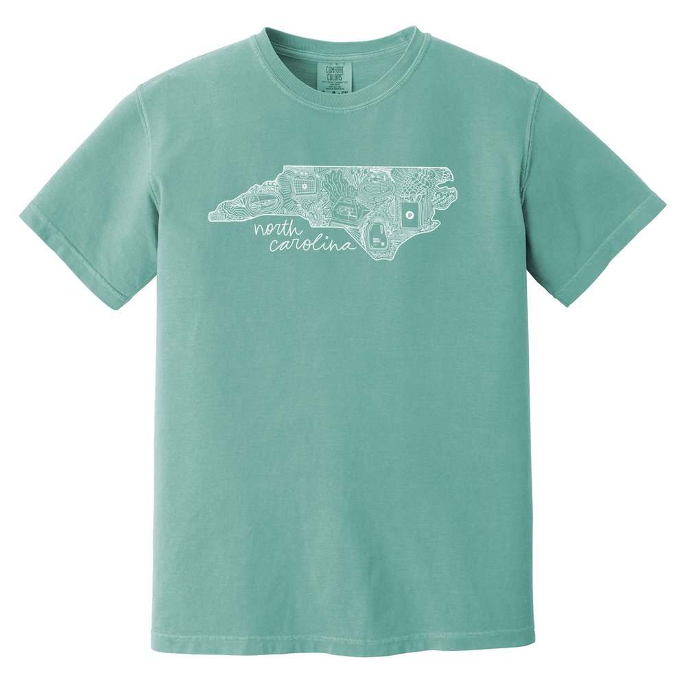 Comfort Colors Adult Heavyweight T-Shirt - North Carolina