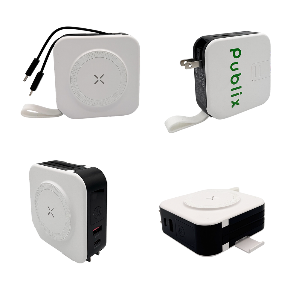 Universal Charger & Power Bank 10,000 mAh 5-In-1