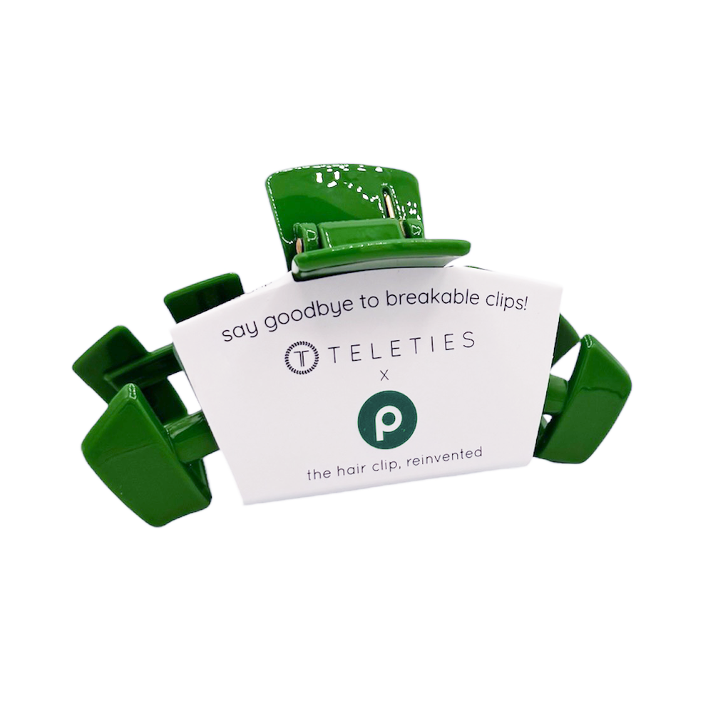 Teleties LG/GN Classic Clip Large - GREEN – Publix Company Store Teleties LG/GN Classic Clip Large - GREEN – Publix Company Store