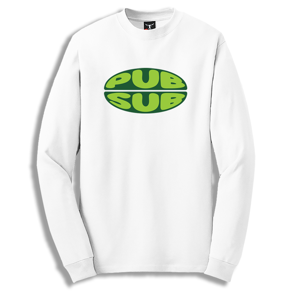 Pub Sub Hanes® Beefy-T® - 100% Cotton Long Sleeve T-Shirt