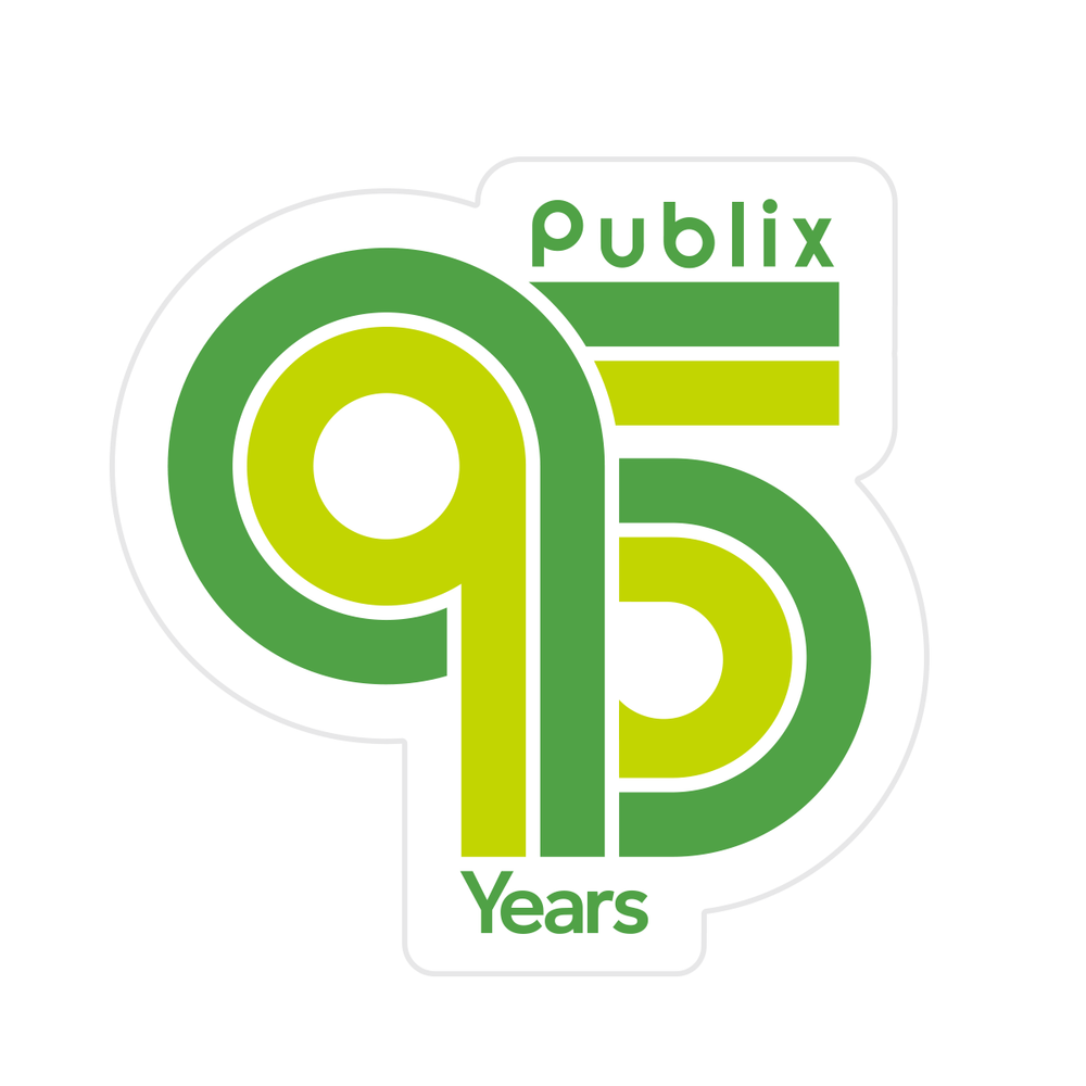 Publix 95th Anniversary Sticker
