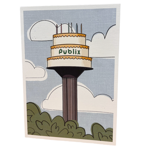 5x7 Vintage  Publix Greeting Cards - Set of 5