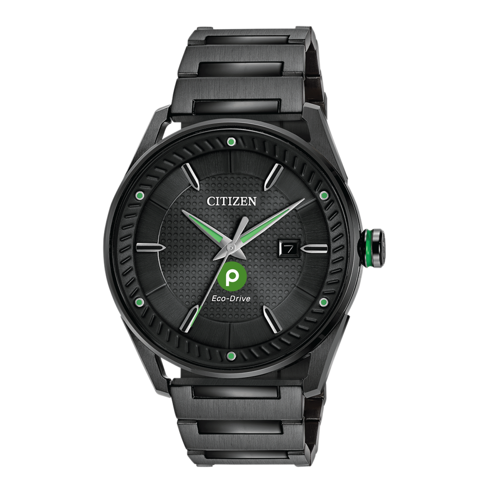 Men's Citizen Black & Green Dial Eco-Drive Watch – Publix Company Men's Citizen Black & Green Dial Eco-Drive Watch – Publix Company