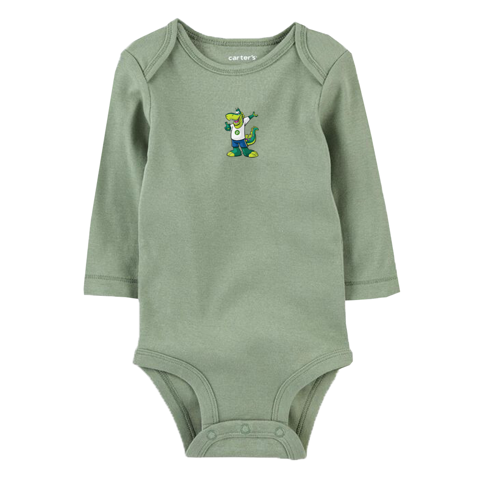 Carter's Long-Sleeve Baby Bodysuit - Green