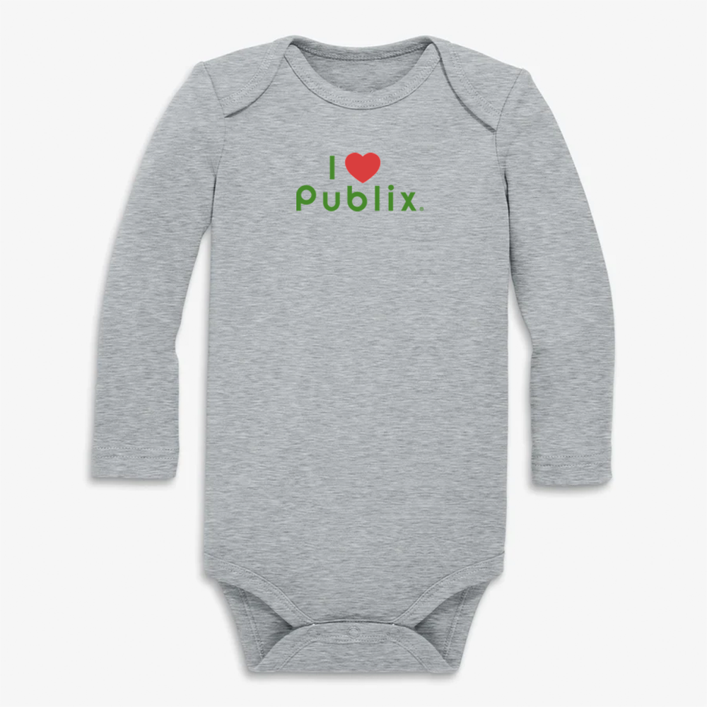 Carter's Long-Sleeve Baby Bodysuit - Grey