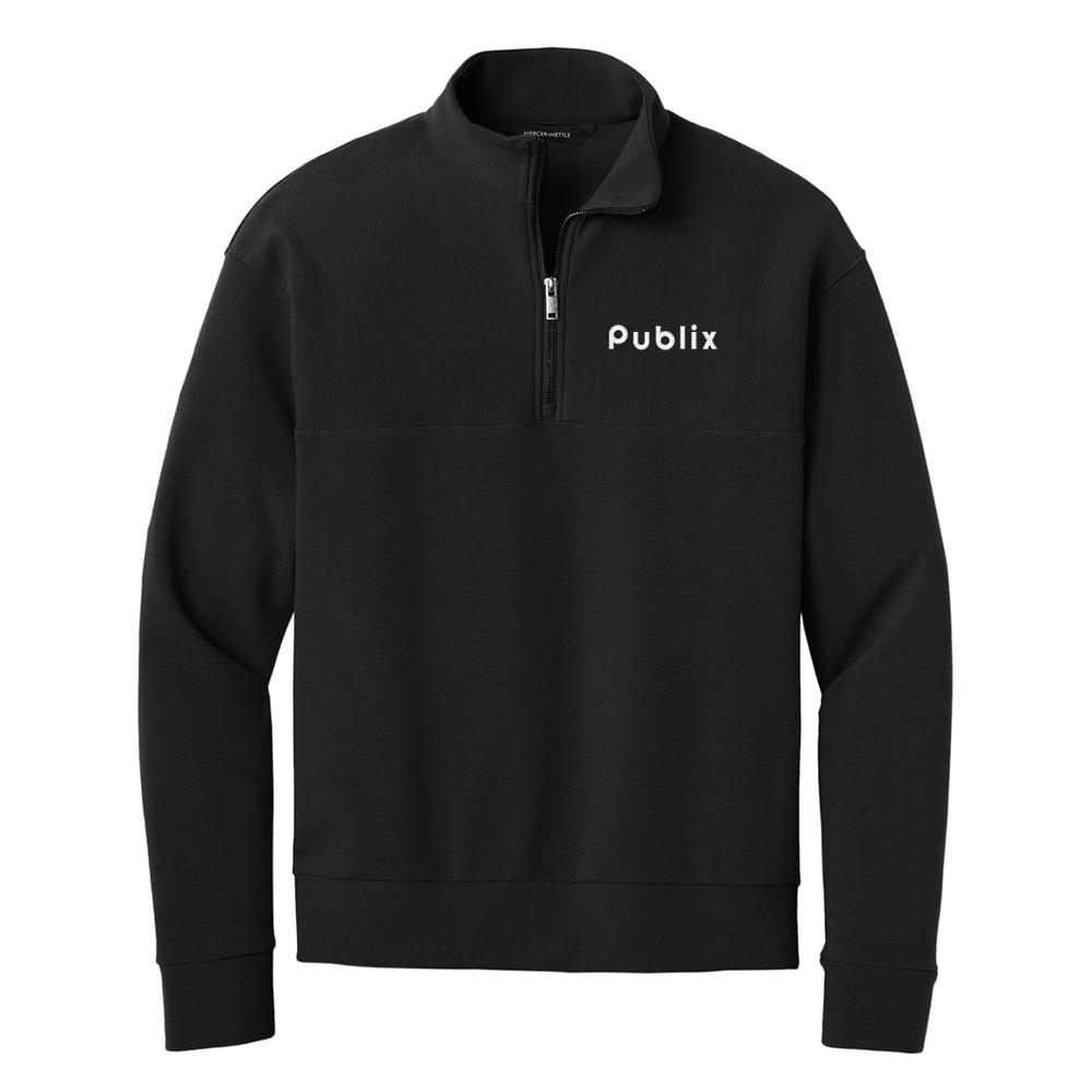 Mercer+Mettle Linear Texture 1/4-Zip - Two Color Options