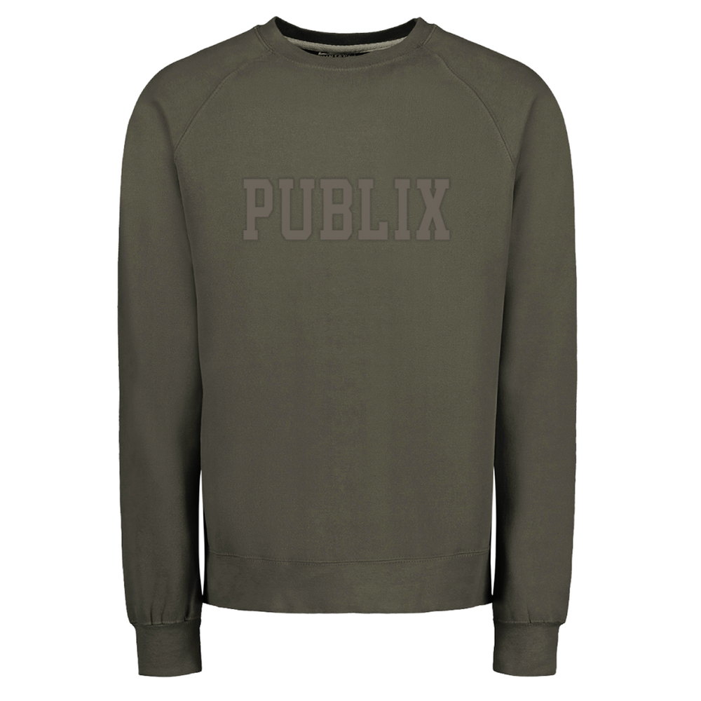 Publix Puff Print Vintage Fleece Raglan Crew