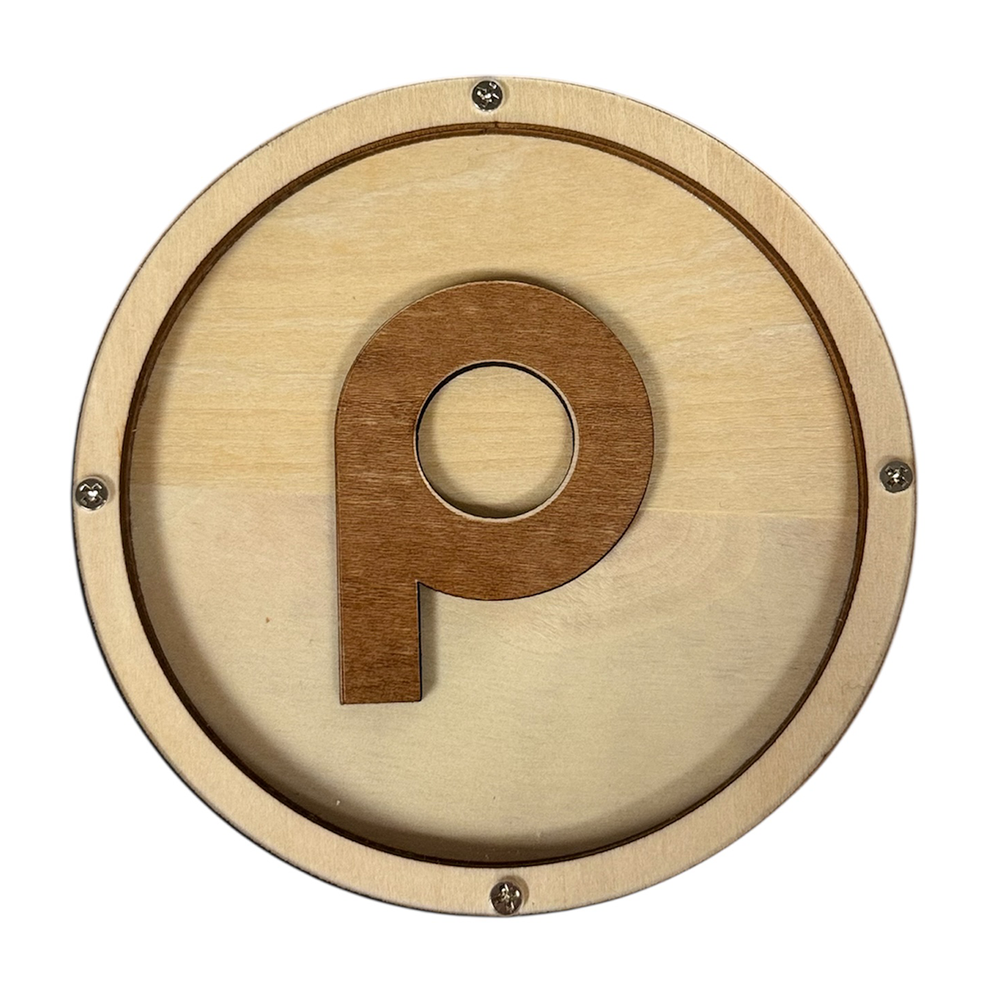 Layered Wood Brandmark Coaster