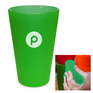Silipint® Silicone, Flexible, 16oz Original Pint Glass - Classic Green