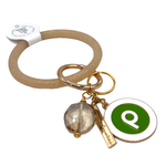 Bourbon and Boweties Publix Gold Speckle Key Chain