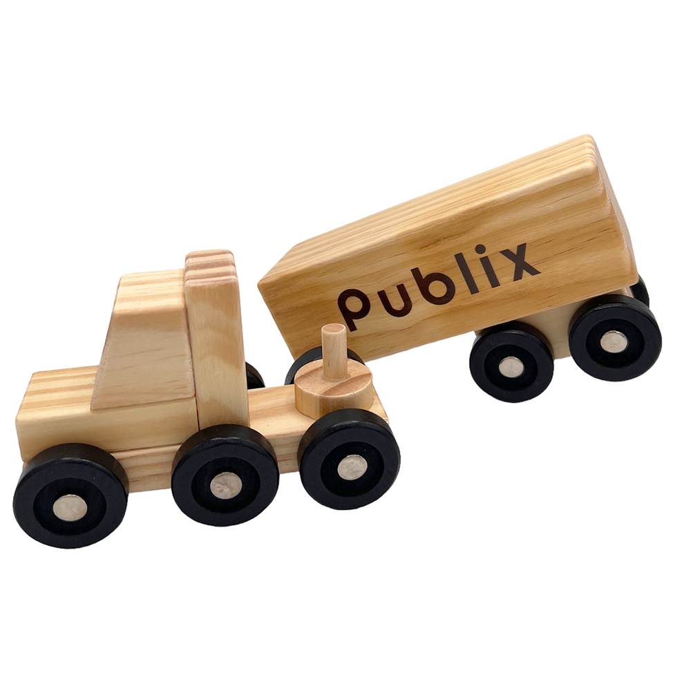 Collectible Wooden Semi Truck