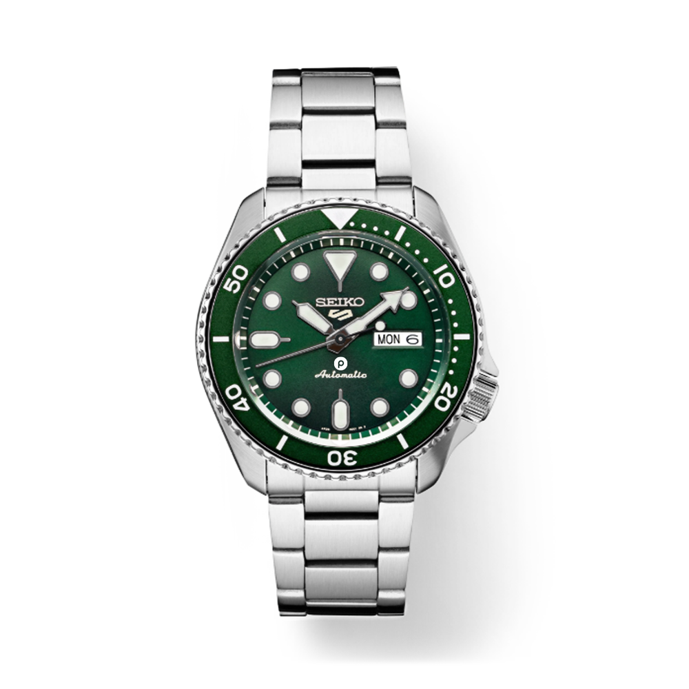 Seiko 5 Sport Watch with Green Dial