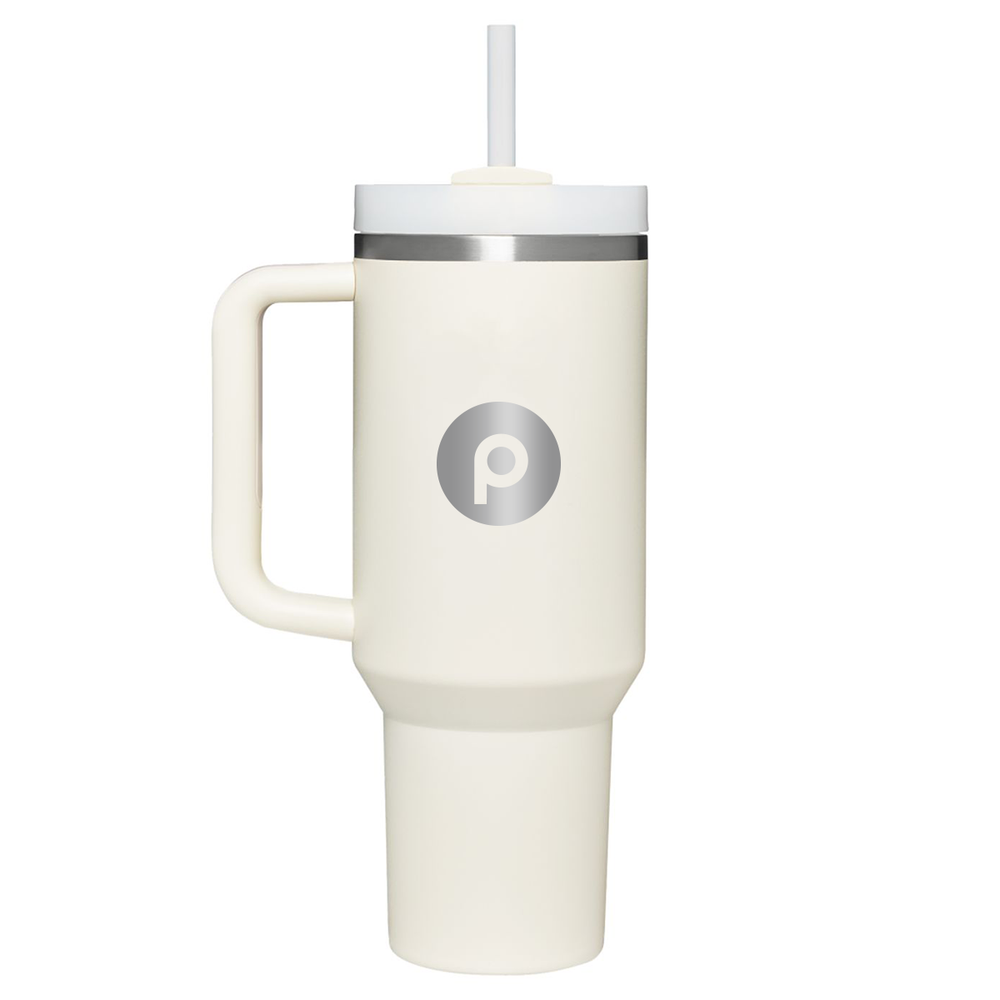 Intrepid Stainless Steel Tumbler, 40 oz. With Straw – Publix Company Store  by Partner Marketing Group