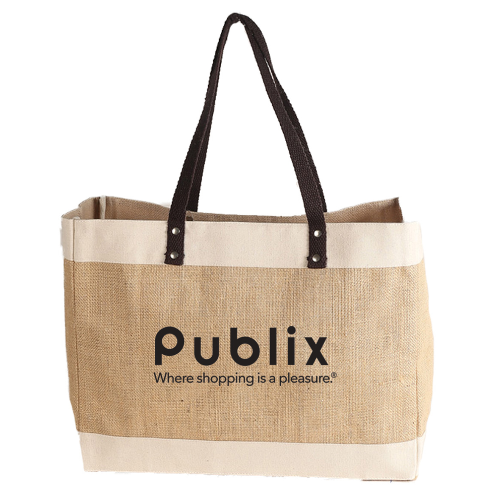 Publix Jute Tote Bag