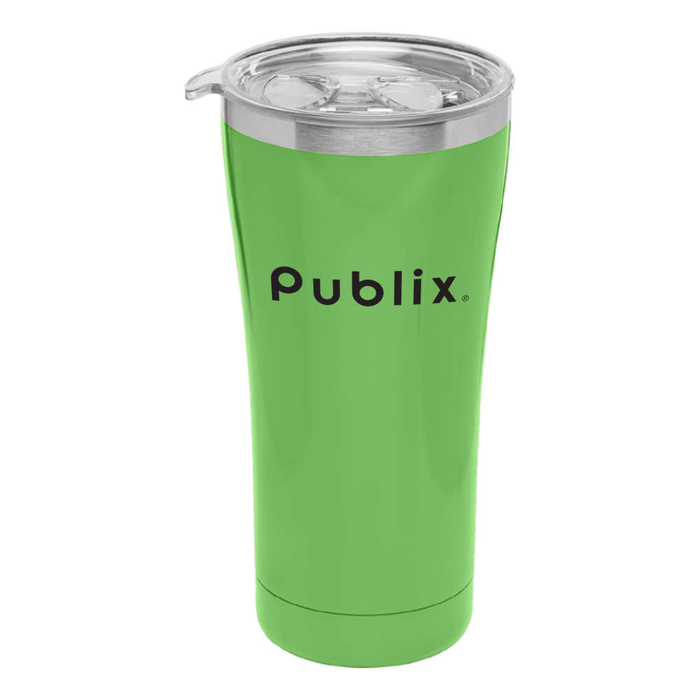 Yukon Double-Wall Stainless Tumbler, 22 oz. - Lime Green