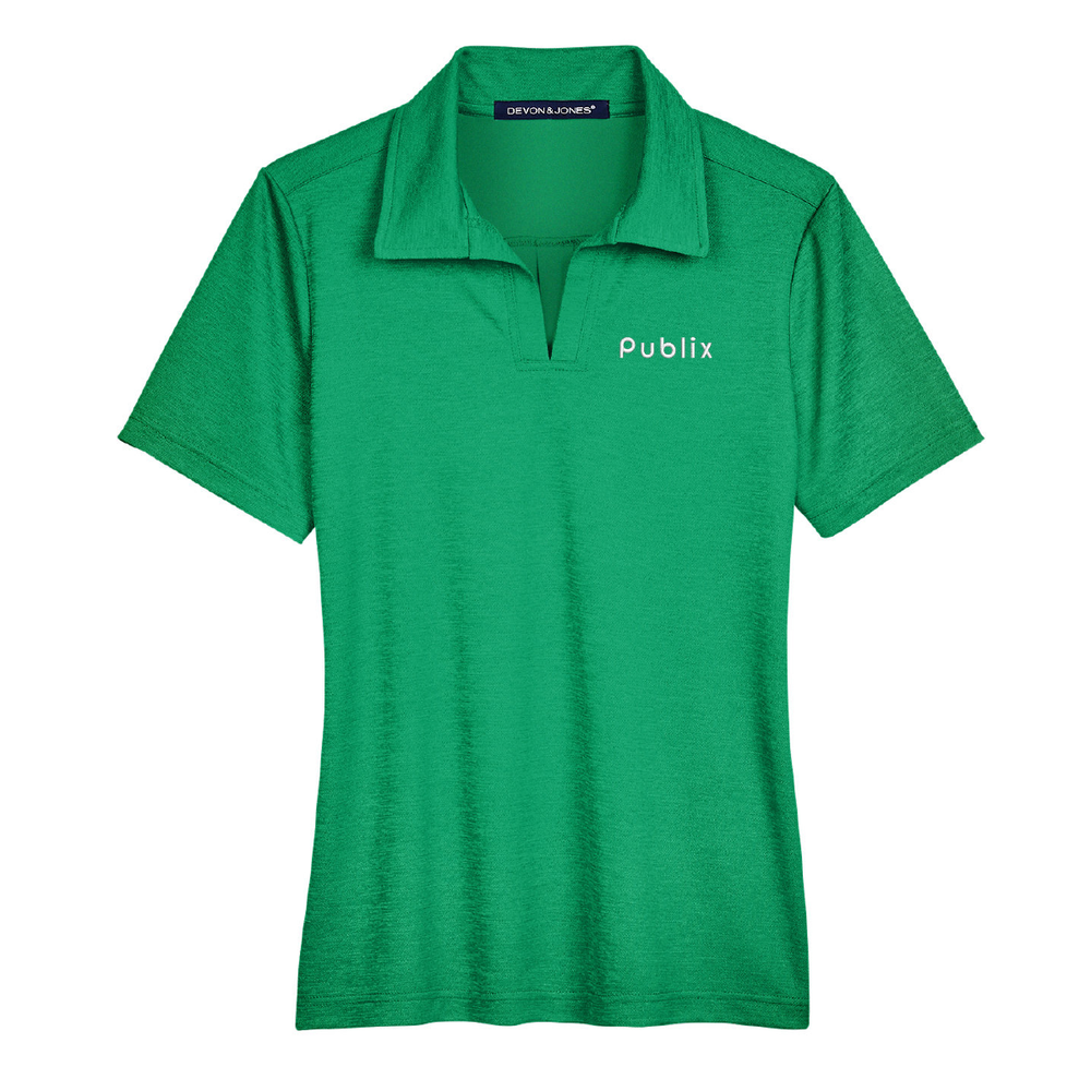 Devon & Jones Ladies CrownLux Performance Melange Polo