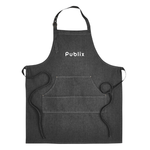 CA2347 :: Bib Apron 16 Pocket Purple Color Rip-stop Canvas