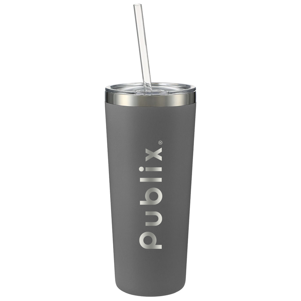 Intrepid Stainless Steel Tumbler, 40 oz. With Straw – Publix Company Store  by Partner Marketing Group