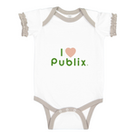 I Heart Publix Fruity Infant Girl Ruffle Bodysuit