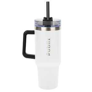 Intrepid Stainless Steel Tumbler, 40 oz. With Straw