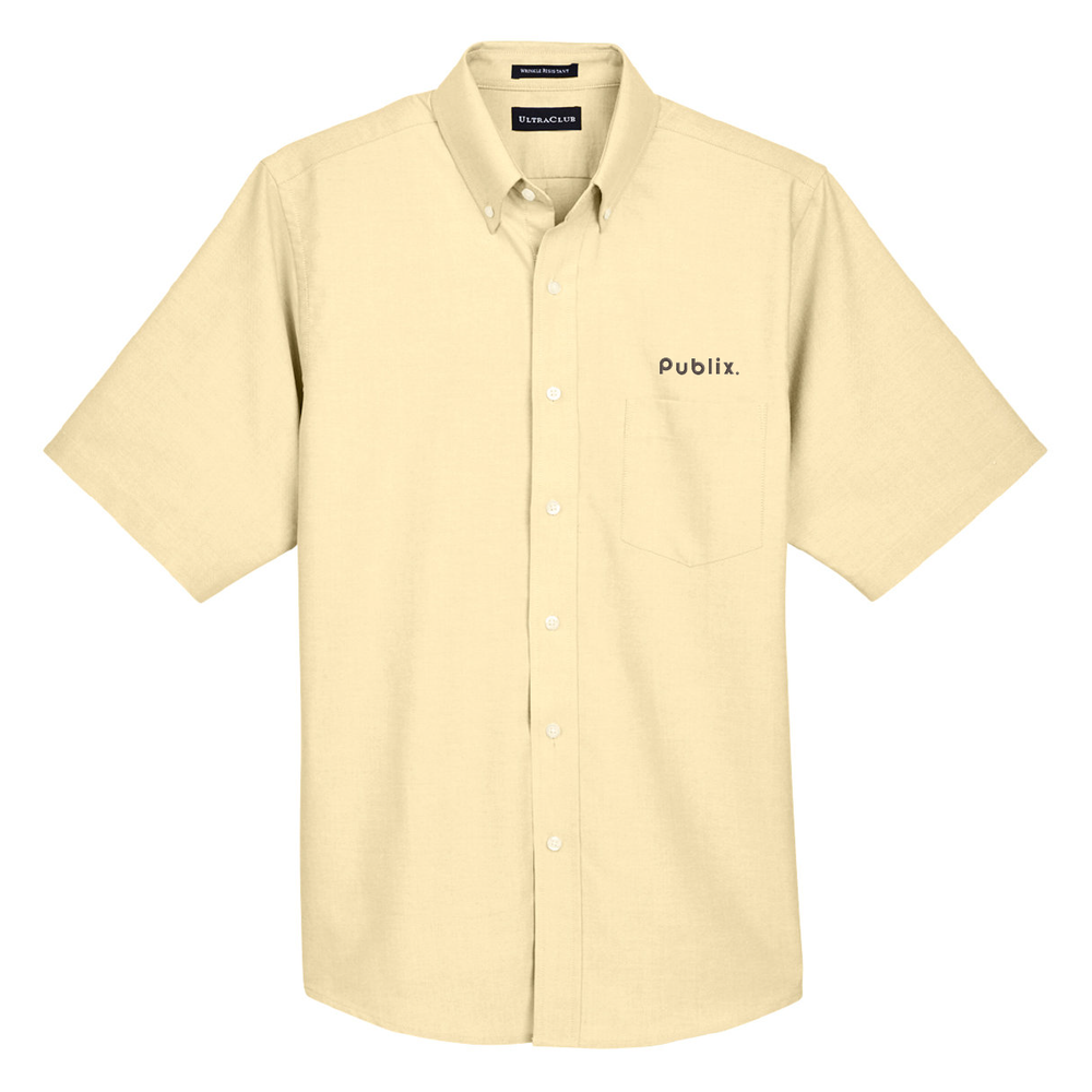 UltraClub Men's Classic Wrinkle-Resistant Short-Sleeve Oxford UltraClub Men's Classic Wrinkle-Resistant Short-Sleeve Oxford