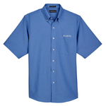 UltraClub Men's TALL Classic Wrinkle-Resistant Short-Sleeve Oxford