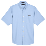 UltraClub Men's TALL Classic Wrinkle-Resistant Short-Sleeve Oxford