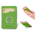 Tuscany Card Holder with Metal Ring Phone Stand