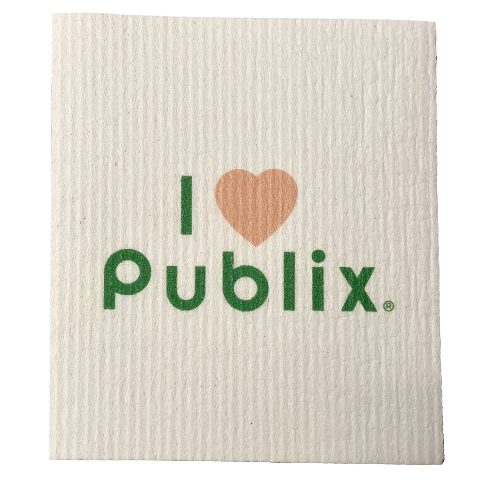 Wet-It! Swedish I Heart Publix Dishcloth