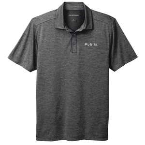 Port Authority® Shadow Stripe Men's Polo - Deep Black