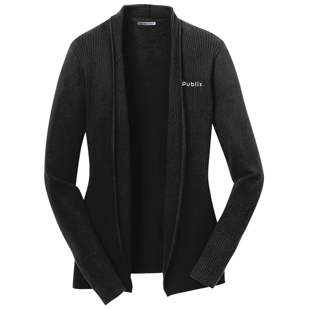Port Authority Ladies Open Front Cardigan Sweater Publix