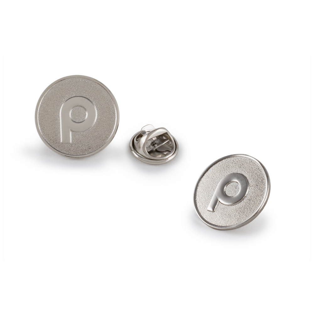Brandmark Nickel Plated Lapel Pin