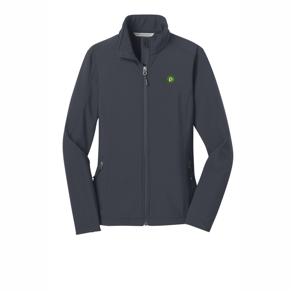 Port Authority® Battleship Grey Core Soft Shell Ladies' Jacket