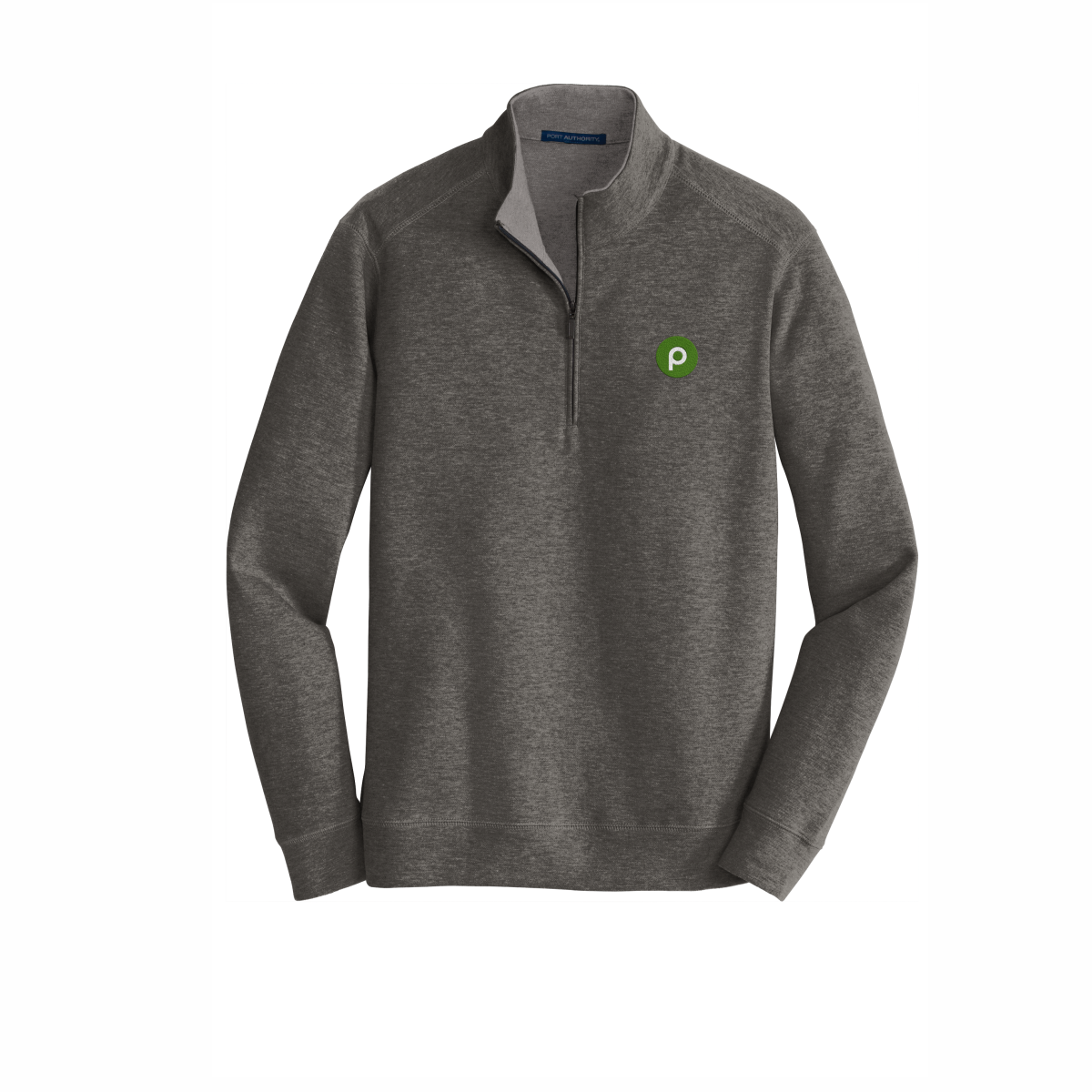 【破格値下げ】 Interlock Authority Port 1/4-Zip Heather/Medium Charcoal - トップス