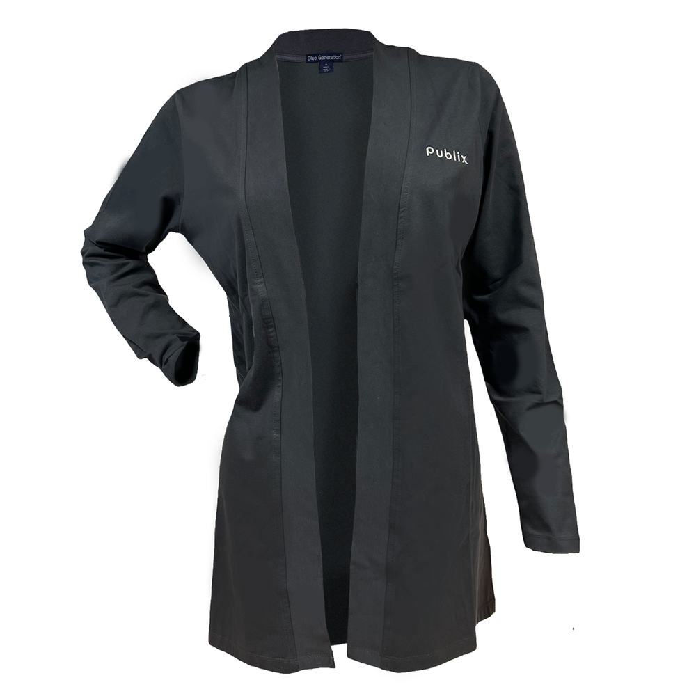 Blue Generation Flyaway Ladies' Cardigan - Graphite