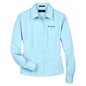 Devon & Jones UltraClub Ladies' Whisper Twill - Sky Blue