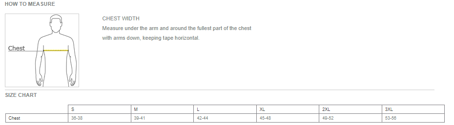 North face coat size chart online