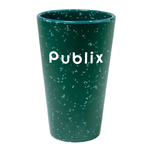 Silipint® Silicone, Flexible, 16oz Original Pint Glass - Speckled Green