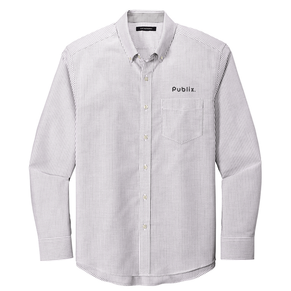 Port Authority® SuperPro™ Men's Oxford Stripe Shirt