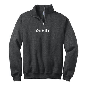 Cadet Collar Fleece Sweatshirt - Black Heather