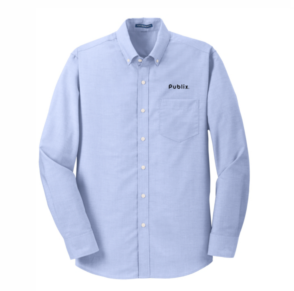 Port Authority® Tall SuperPro™ Men's Oxford Shirt - Blue